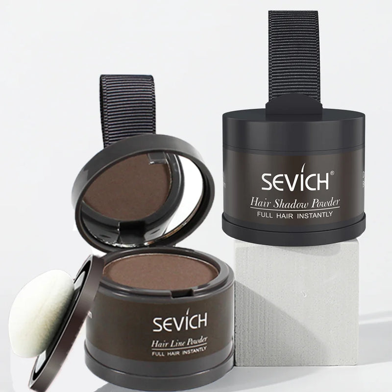 Sevich Hair Line Powder 4g Preto Raiz Cover Up Natural Instantâneo À Prova D'Água Sombra em Pó Corretivo para Cabelo Cobertura 13 cores