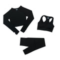 Conjunto Feminino Fitness Yoga - 3 peÃ§as