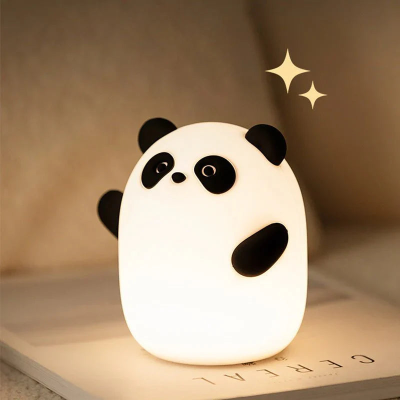 Panda Night Light Lamp | مصباح الباندا الليلي للديكور والإضاءة الهادئة 🐼✨