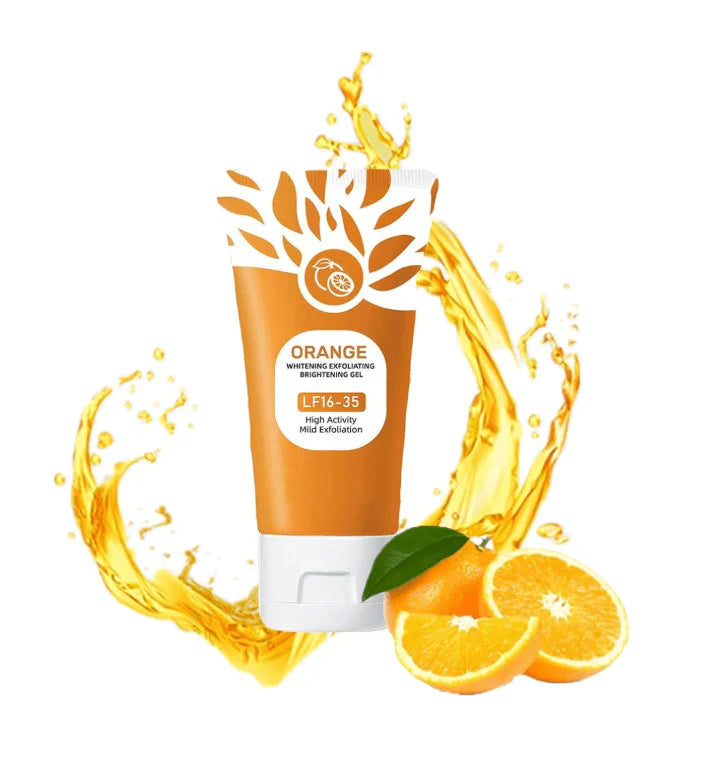 Orange Brightening Exfoliating Gel | جل البرتقال لتقشير البشرة وإشراقتها 🍊🌿